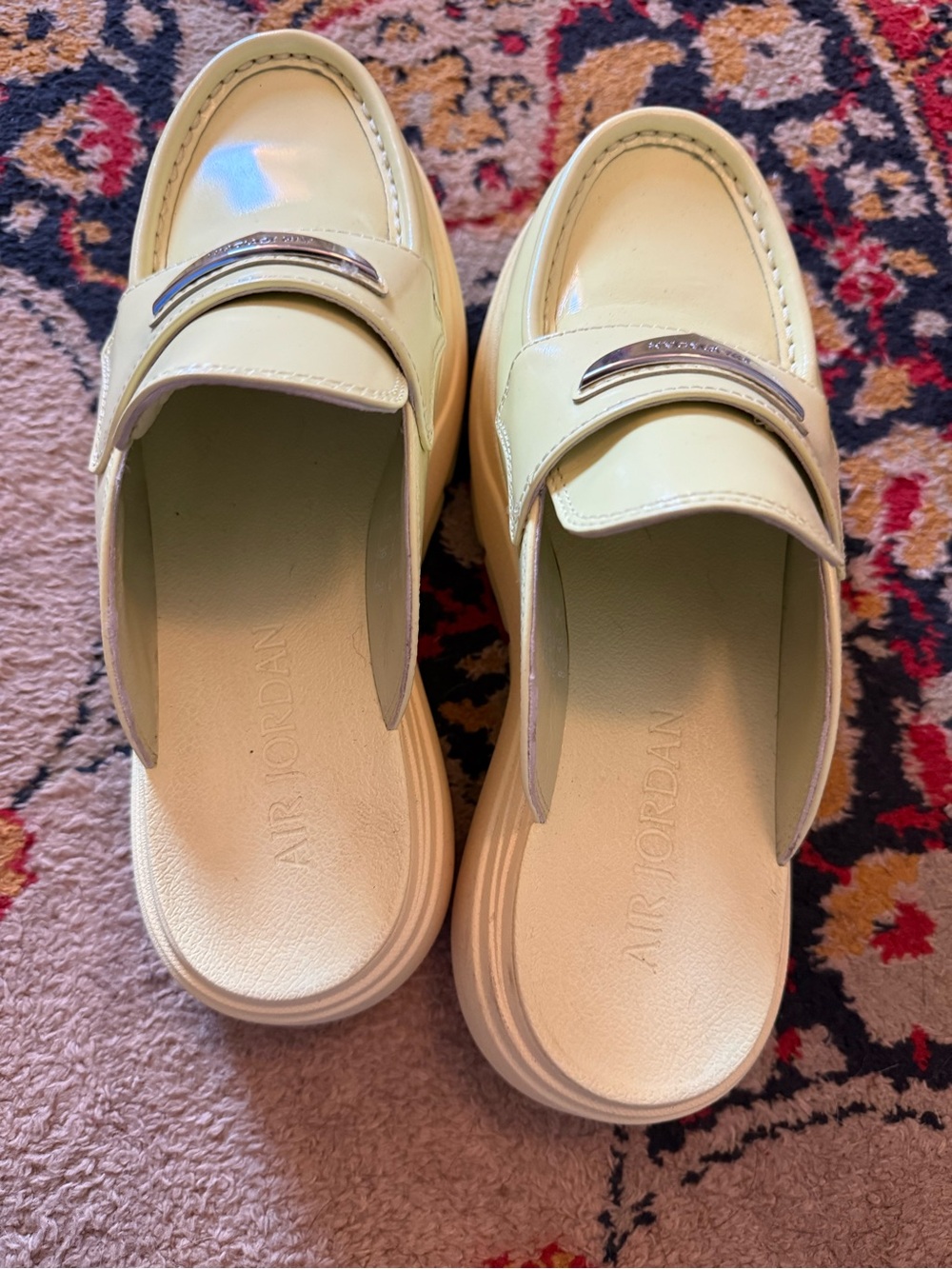 Nike Wild Jordan Loafer Shines Bright Like A Puffed Up Diamond Luminous Mule - Picture 8 of 8